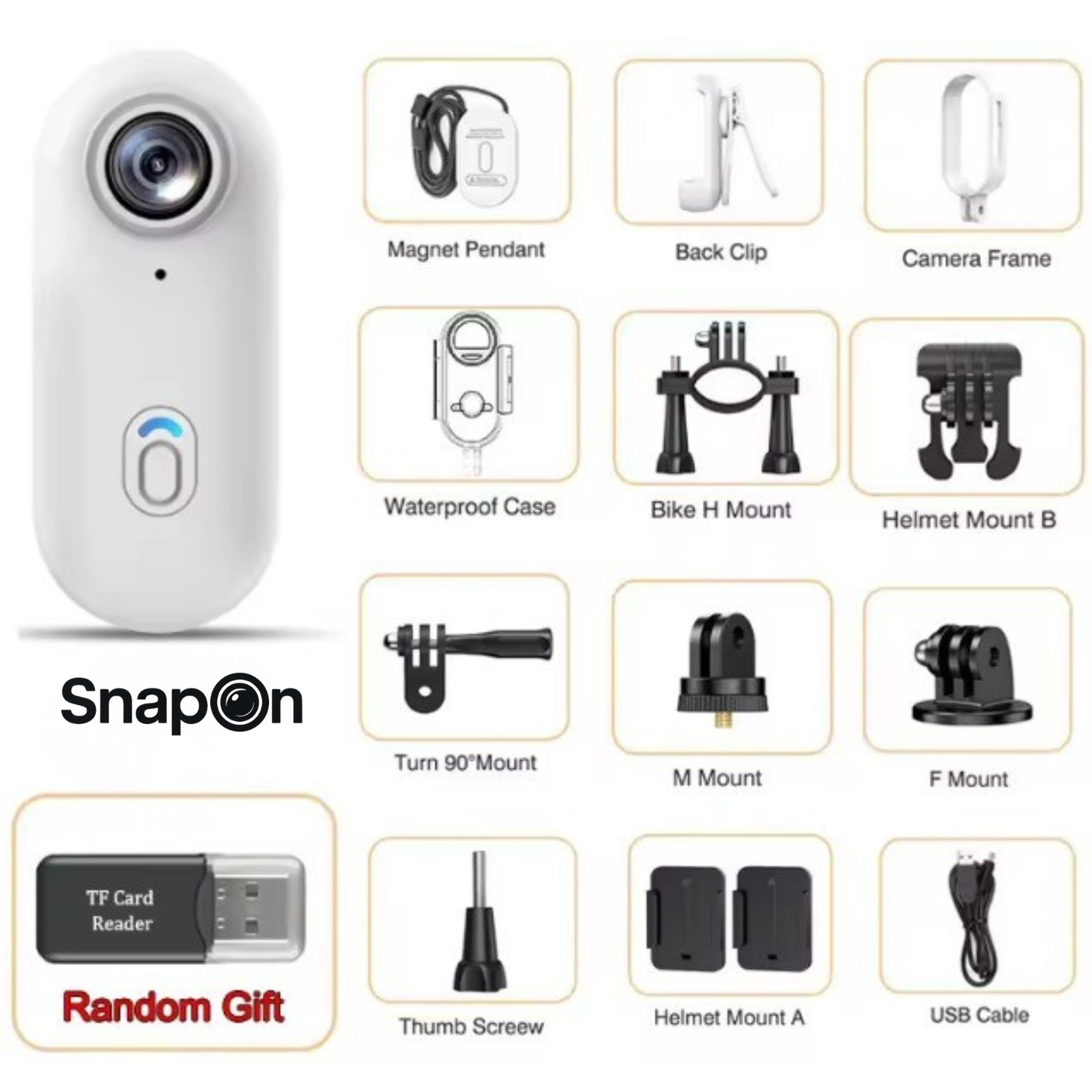 SnapOn™ - The #1 Thumb-sized POV Camera
