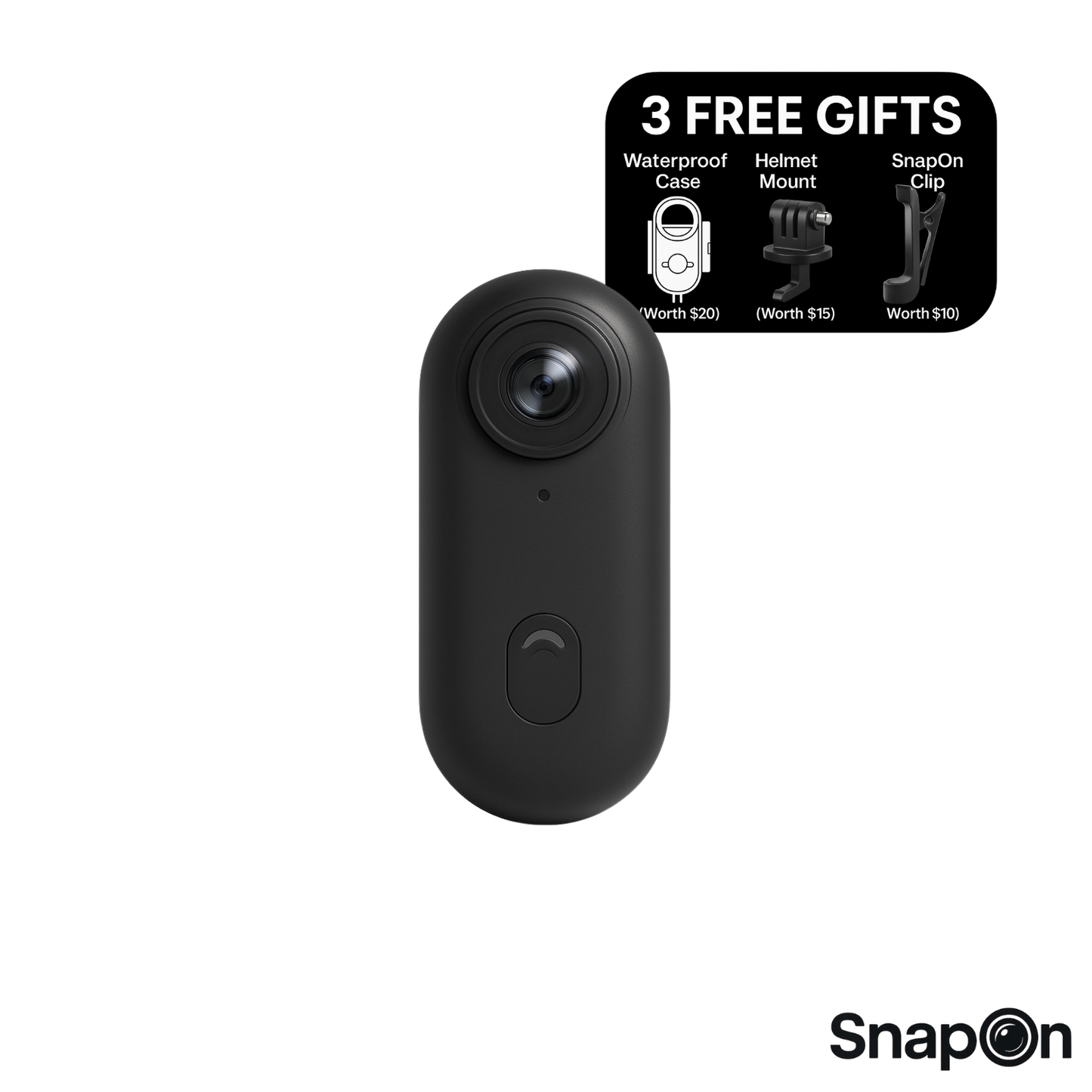 SnapOn™ - The #1 Thumb-sized POV Camera